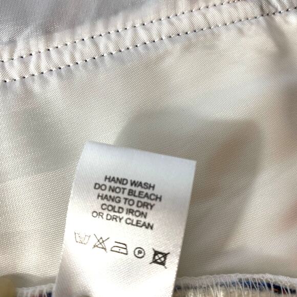 VTG Ellen Ortan Wool Blend Jacket Women M Blue Plaid Sherpa Lined Zip Lumberjack - Picture 8 of 9